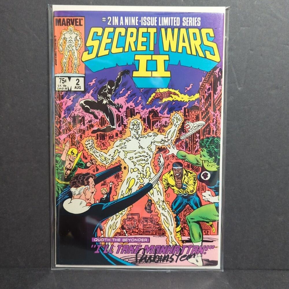 SECRET WARS‎ II #2 Signe By Joe Rubenstein Marvel Comics